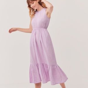 Pact Coastal Cutout Midi Dress